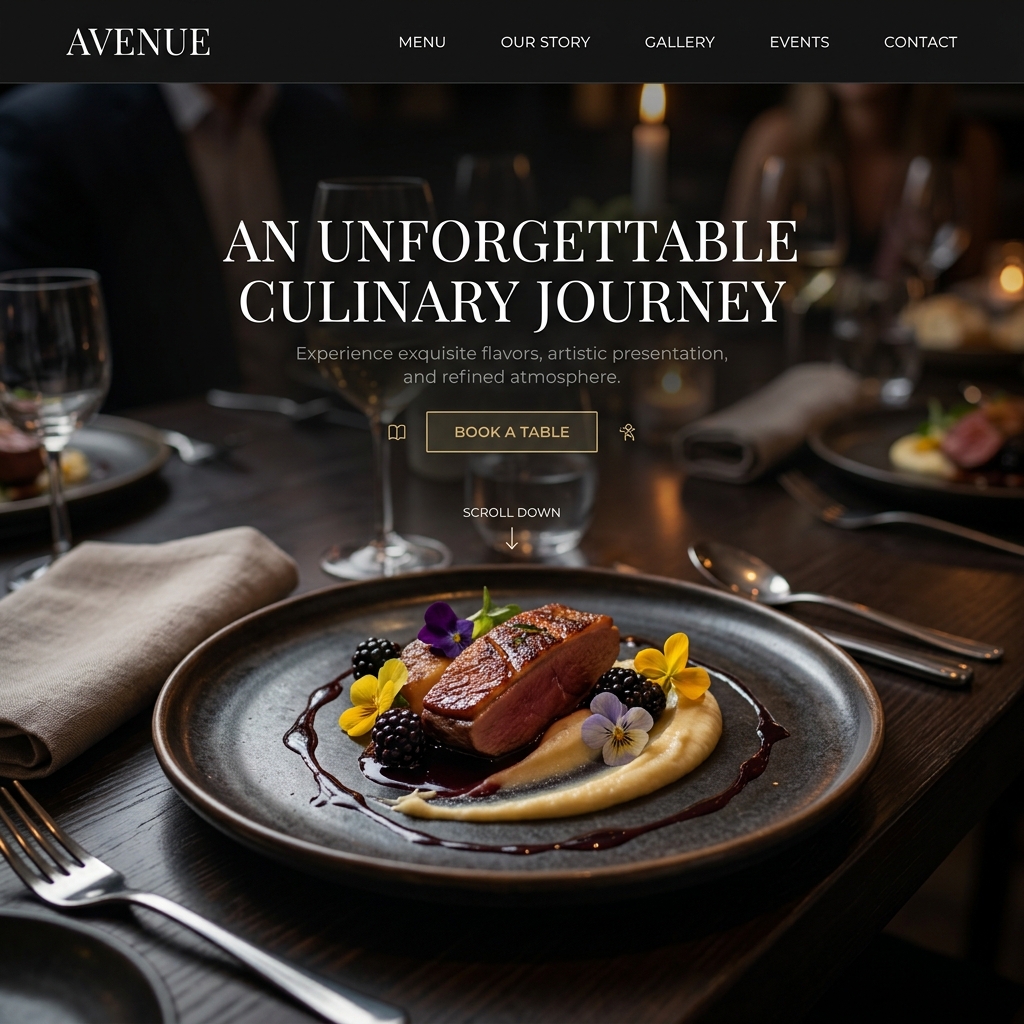VasmaOne Restaurant Template Mockup